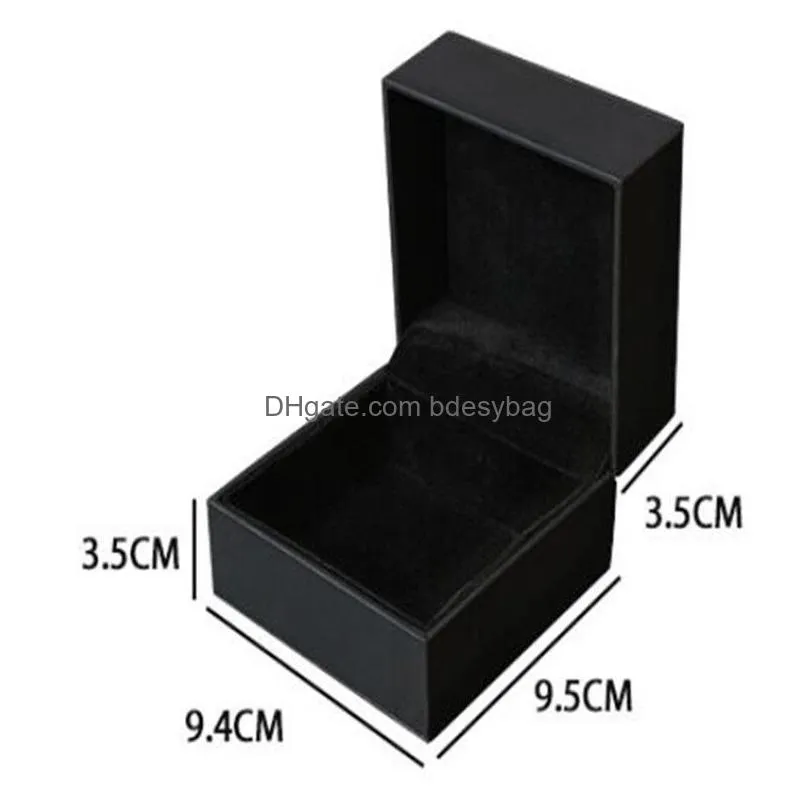 fashion watch boxes pu leather square watch case with pillow bracelet jewelry display box storage organizer holder