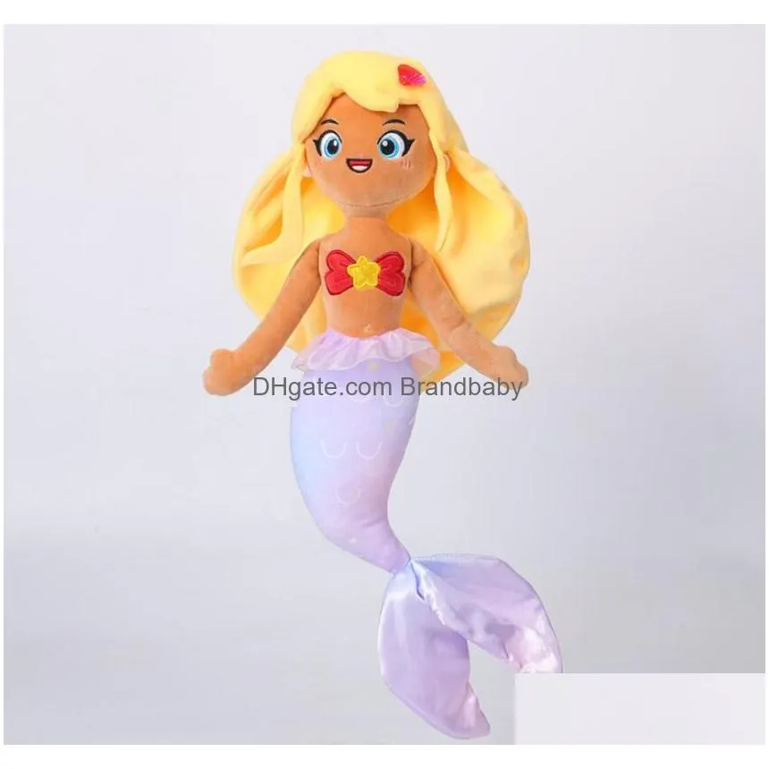 fashion kawaii mermaid lil plush toy pp cotton cartoon character plush doll festival gift pillow kids toy