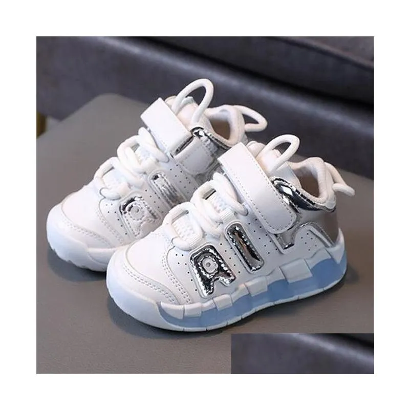 fashion kids shoes spring autumn childrens sports shoe pu leather athletic shoes toddler girls boys casual sneakers