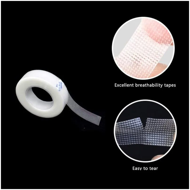 eyelash extension makeup pe tape breathable easy to tear micropore tape professional supply extension lashes tape extension