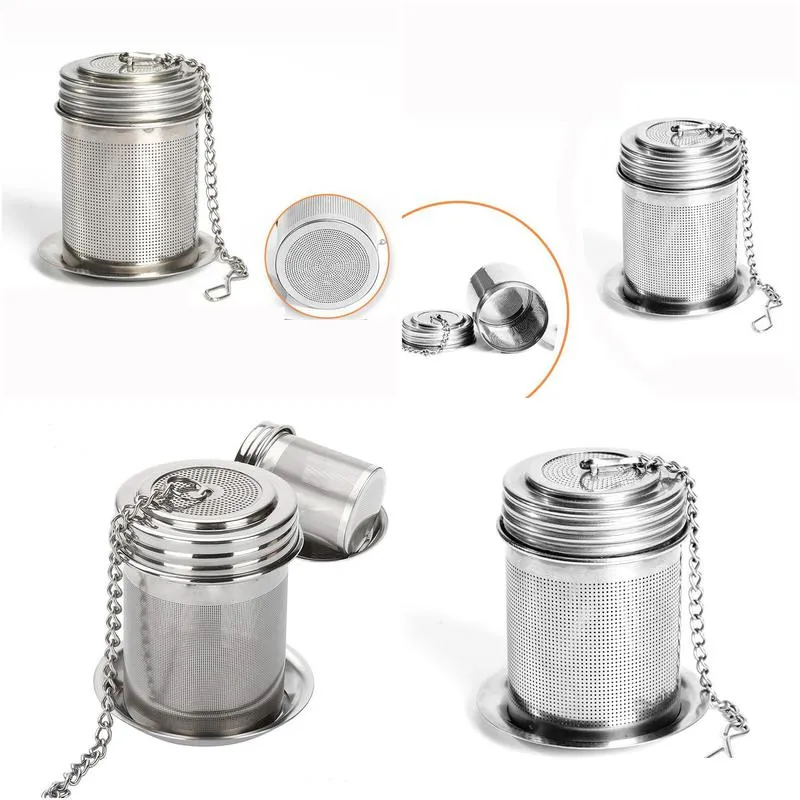 tea tools stainless steel tea infuser strainer leaf spice herbal teapot reusable mesh filter kitchen accessories xbjk2203