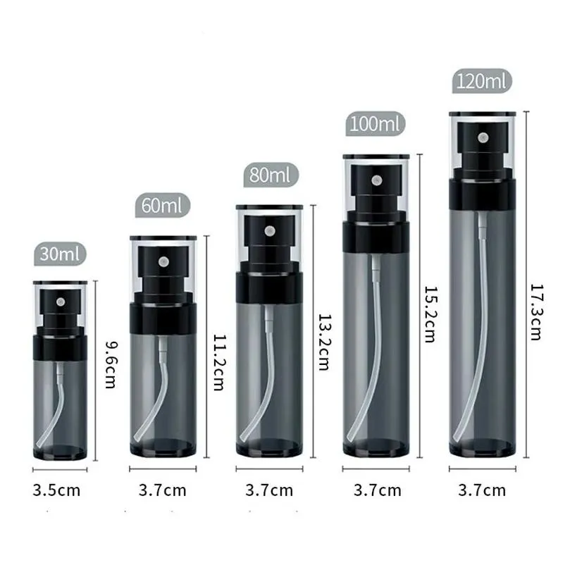 plastic makeup sprayer bottle refillable jars reusable travel refillable bottles essential oil container