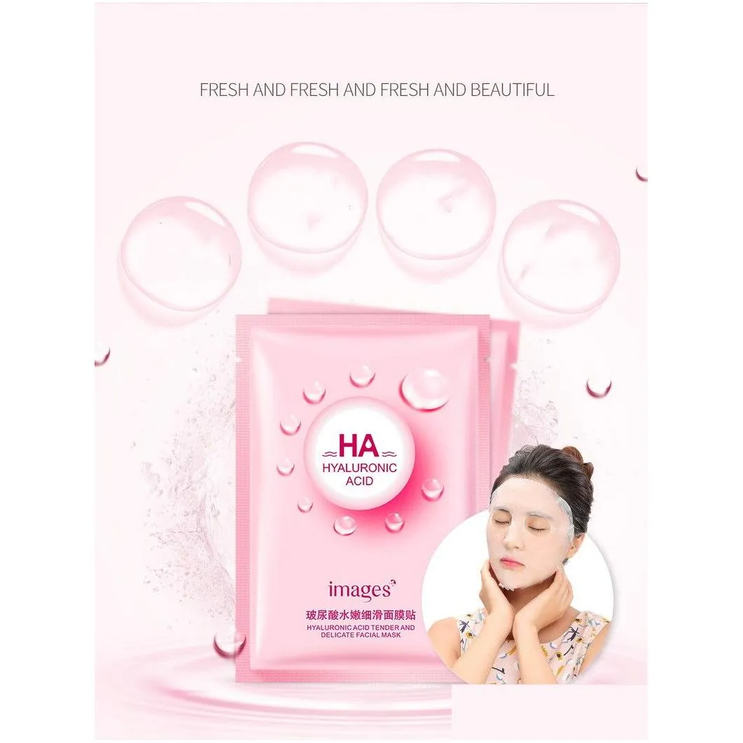  images ha hydrating facial mask condensate water facial moisturizing shrink pores korean cosmetic face mask skin care