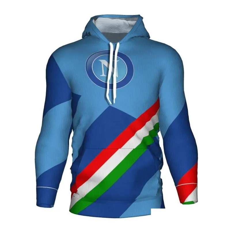 napoli soccer jersey 3d hoodie napoli ssc sweatshirt tracksuit hoody training club hoodies high quality