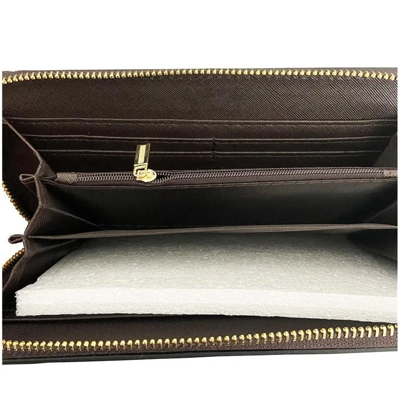 long and short wallet for women designer purse zipper bag ladies card holder pocket top quality coin hold