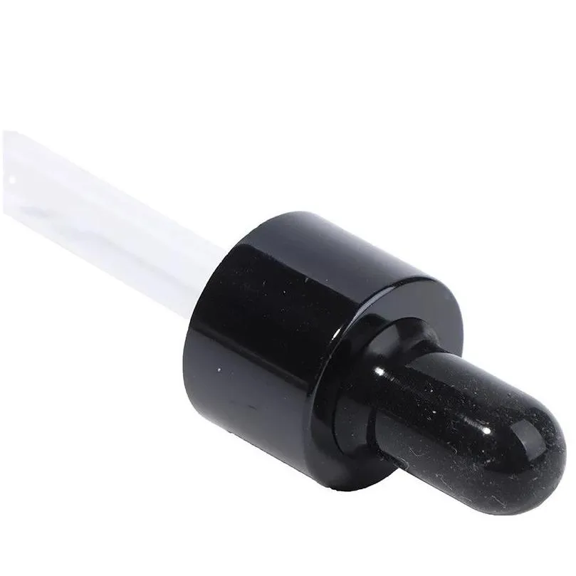 5ml-50ml reagent eye dropper bottle black glass aromatherapy liquid pipette  oil refillable bottles