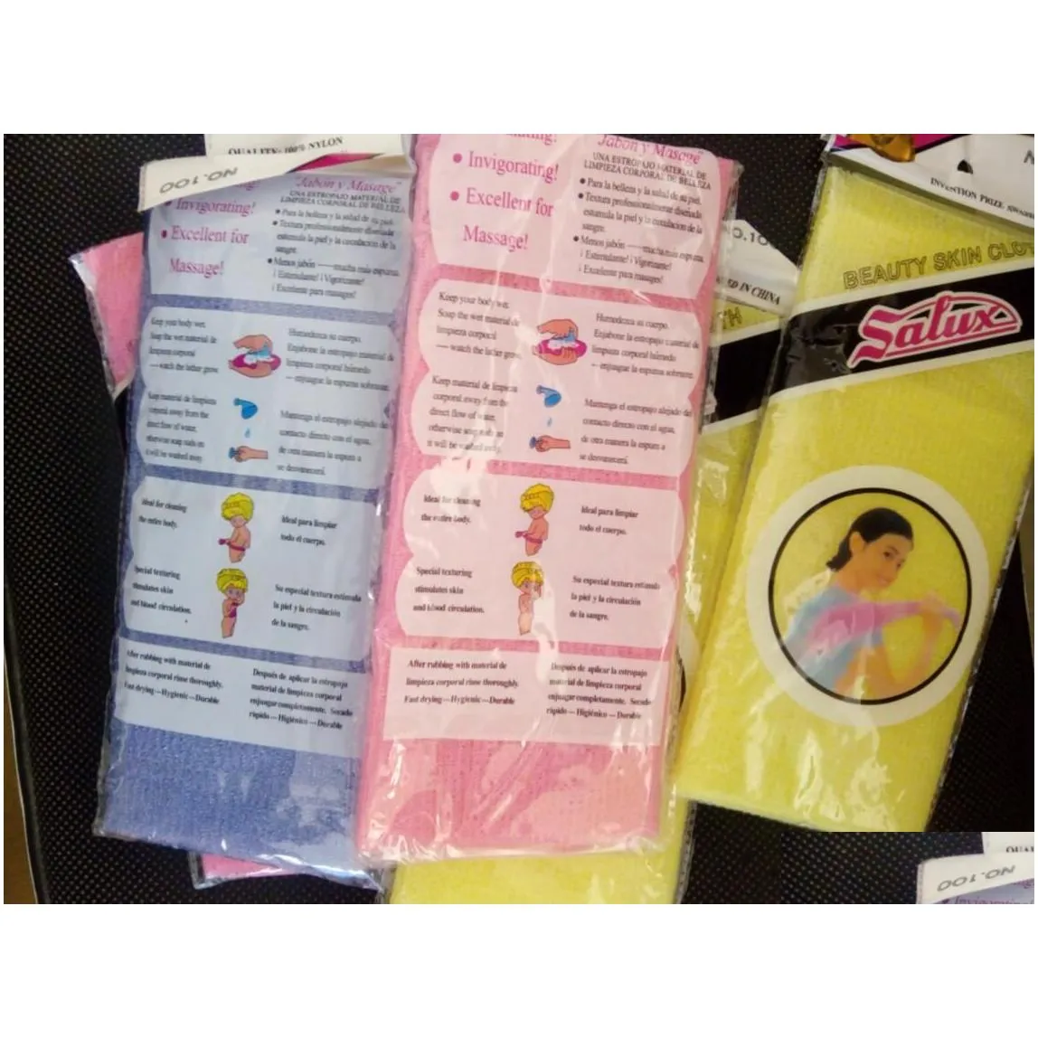 30x100cm bath towel salux cloth japanese exfoliating beauty skin body wash towels cloth back scrub bathroom accessories