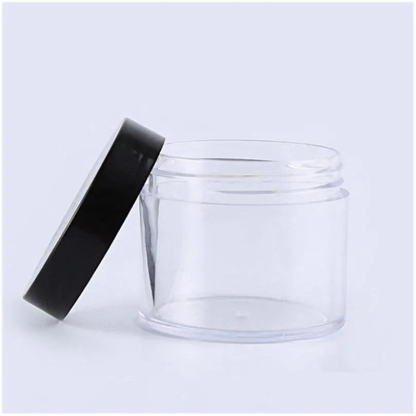 wholesale packing bottles 6/12/24pcs 2 oz 50ml cosmetic cream jar with lid travel refillable jars storage mayitr1