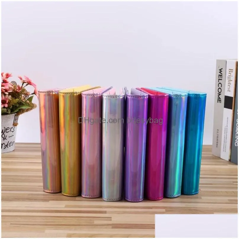 a6 pu leather notebook binder refillable notepad file folder loose leaf personal planner with magnetic buckle closure office school