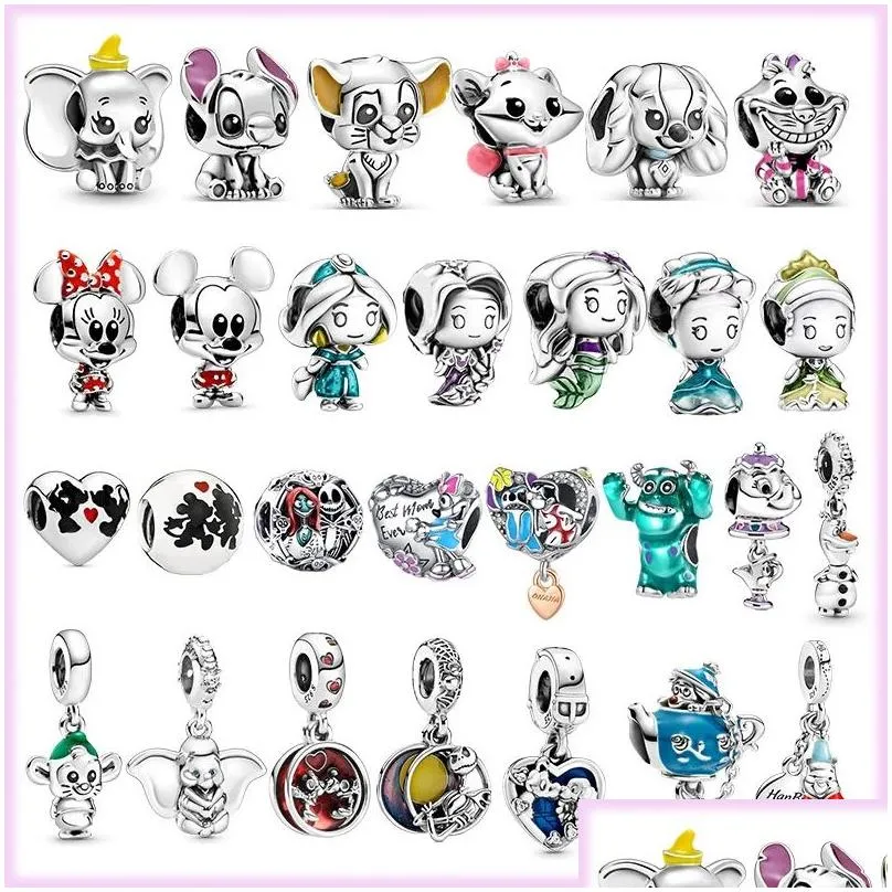 925 sterling silver pandora charm cartoon series pendant suitable for diy womens bracelet original jewelry fashion accessories production 