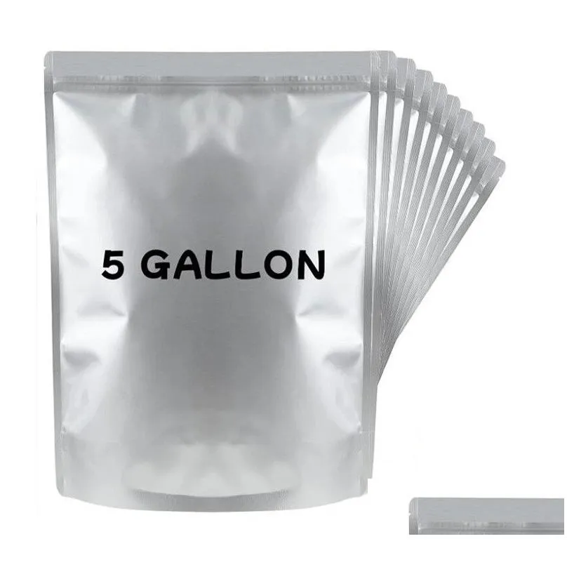 aluminum foil bag heat sealable vacuum sealer bag for long term food storage stand-up zip pouch