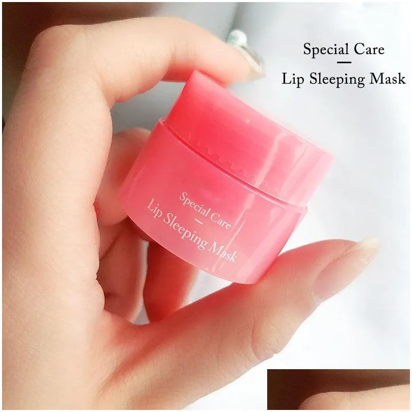 korea  special care lip sleeping mask lip balm lipstick moisturizing anti-aging anti-wrinkle lz brand cosmetic