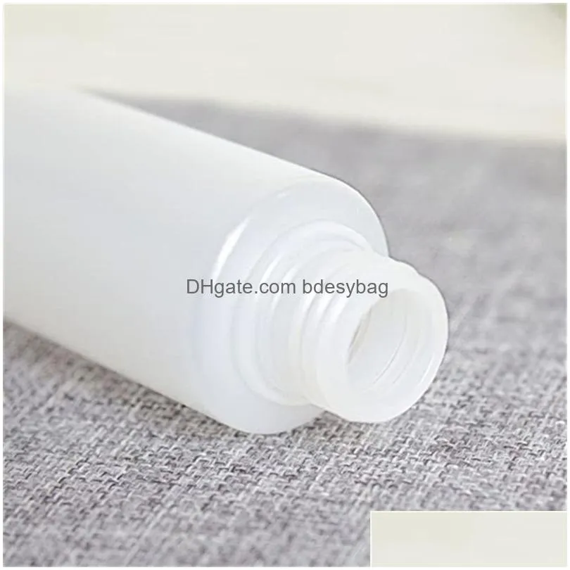 10ml 20ml 30ml 50ml pe plastic soft bottle squeezable cosmetic sample container for shampoo sanitizer gel lotion cream travel packing