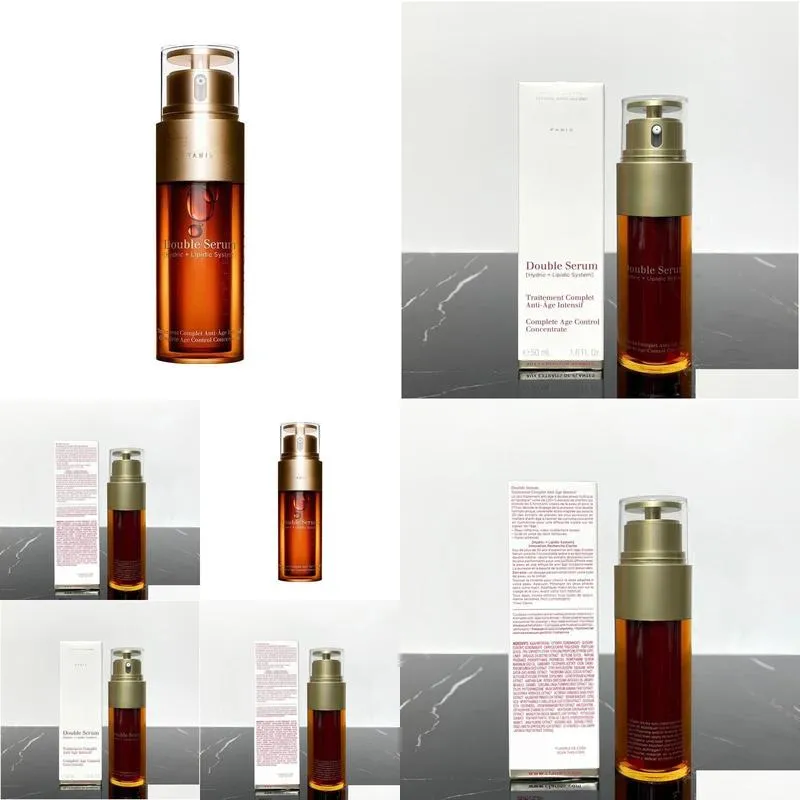 brand double serum hydric lipidic paris facial essence primer double essences 