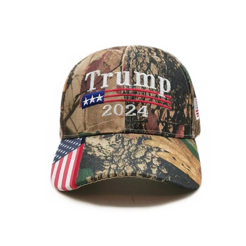 embroidery donald trump baseball caps 2024 usa american presidential election take america flag back fashion camouflage adjustable trucker hats for men
