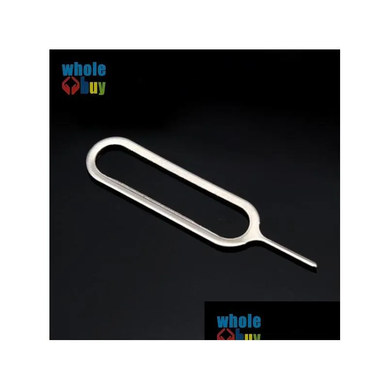 5000pcscarton good whole sim card pin needle cell phone tool tray holder eject pin metal retrieve card pin for mobile phone8650348