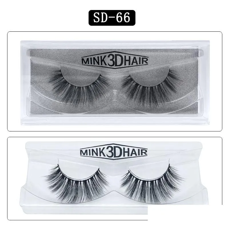 in stock 3d mink eyelashes eye makeup mink false lashes thick fake eyelashes 3d eye lashes extension beauty tools 20 styles mink