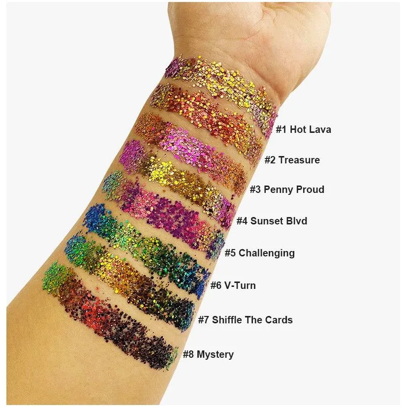 private label glitter eyeshadow cream high pigment single chameleon makeup eye shadow pigments custom logo