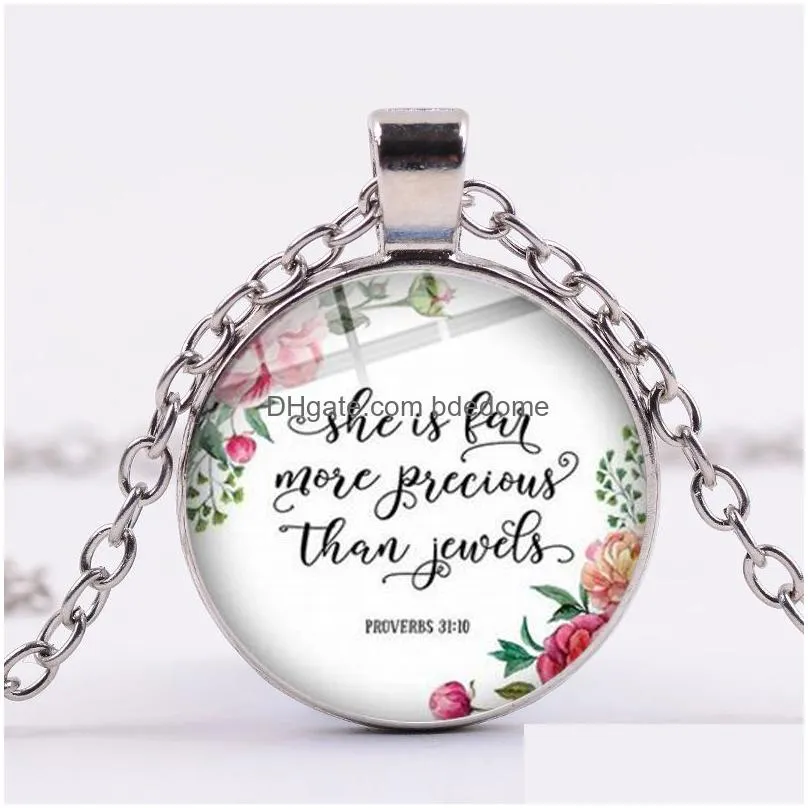 hot he calls me beautiful one bible verse necklace handmade glass cabochon pendant necklaces quote jewelry christian gift