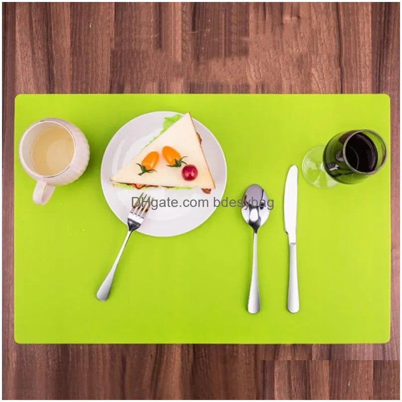 40x30cm silicone baking mat nonstick food grade placemats kitchen pastry liner bakeware kid table placemat decoration mats