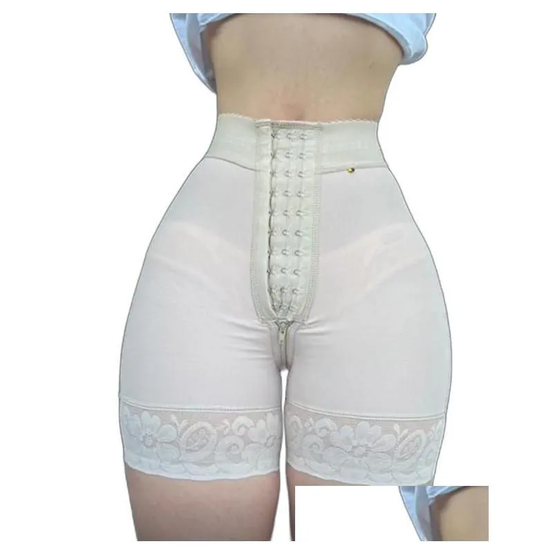 women039s shapers slimming fajas lace bulifter charming curves bulifting short 3 hooks shaper waist trainer body tummy