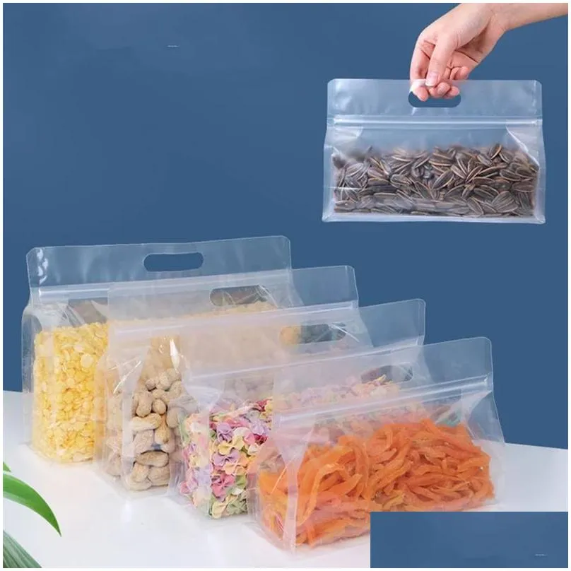 transparent vegetable bag cold zipper produce hanging organizer folding closet reusable food vacuum storage bags