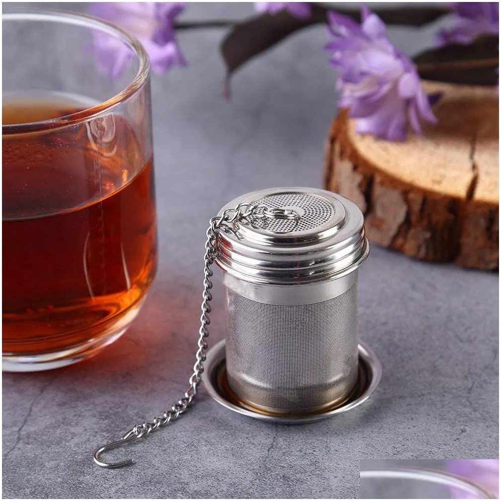 tea tools stainless steel tea infuser strainer leaf spice herbal teapot reusable mesh filter kitchen accessories xbjk2203