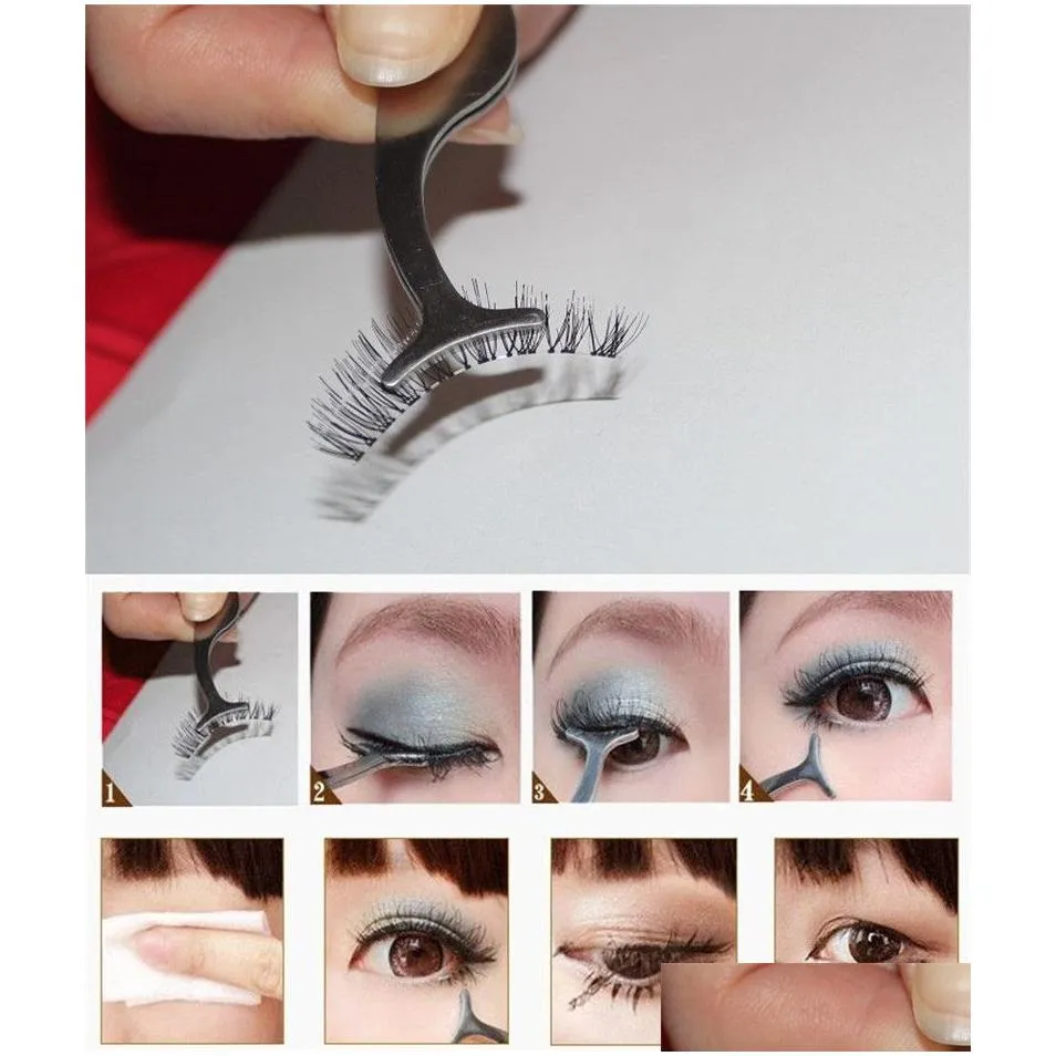 false eyelashes curler extension lash mascara applicator remover steel tweezers clip makeup cosmetic tool eye lash eyelash curler