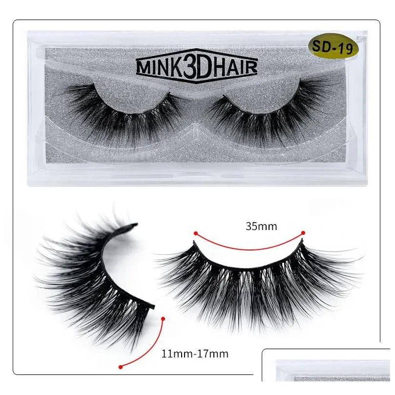 20 styles 3d mink eyelashes eye makeup mink false lashes soft natural thick fake eyelashes 3d eye lashes extension mink lashes dhs