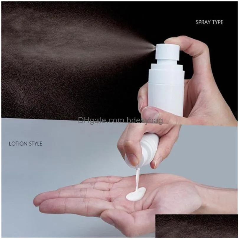 60ml 80ml 100ml 120ml fine mist spray bottles reusable empty plastic bottle refillable lotion pump makeup cosmetic containers for