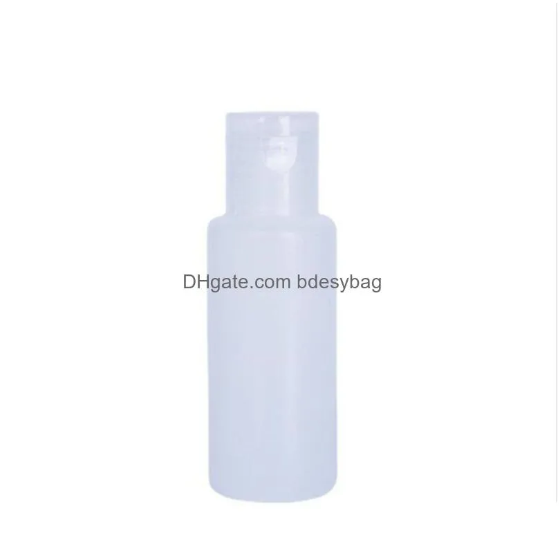 10ml 20ml 30ml 50ml pe plastic soft bottle squeezable cosmetic sample container for shampoo sanitizer gel lotion cream travel packing