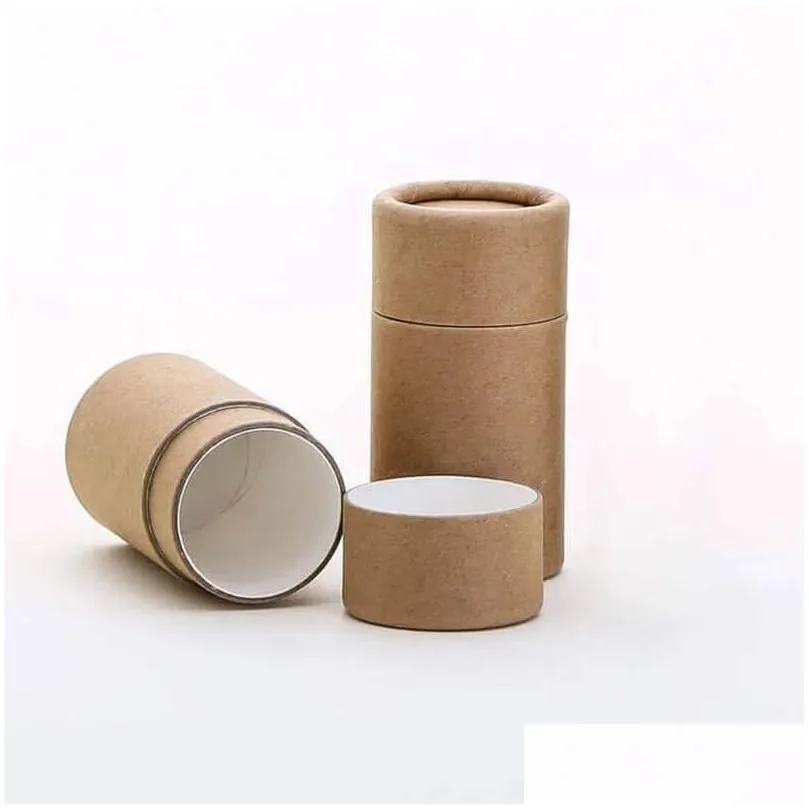 oil bottle packaging box kraft paper tube packing boxes dropper bottle round cardboard