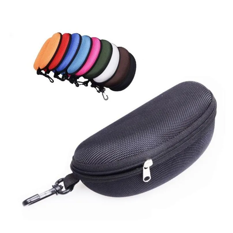  sunglasses reading glasses carry bag hard zipper box travel pack pouch case portable protector 11 colors