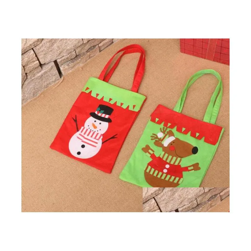 42x21 cm christmas candy bags kids gifts exquisite xmas party decor for home new year present packet santa claus