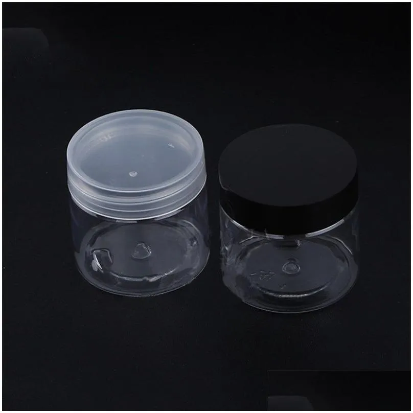 wholesale packing bottles 6/12/24pcs 2 oz 50ml cosmetic cream jar with lid travel refillable jars storage mayitr1