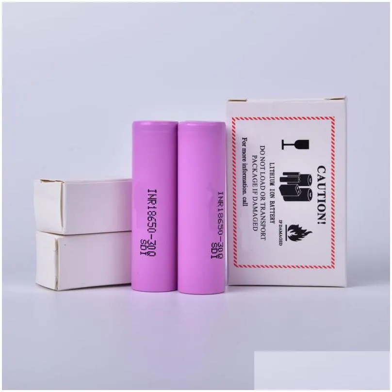 top quality inr 18650 battery 25r hg2 30q vtc6 3000mah he2 he4 2500mah vtc5 18650 vape mod rechargeable lithium battery for flashlight