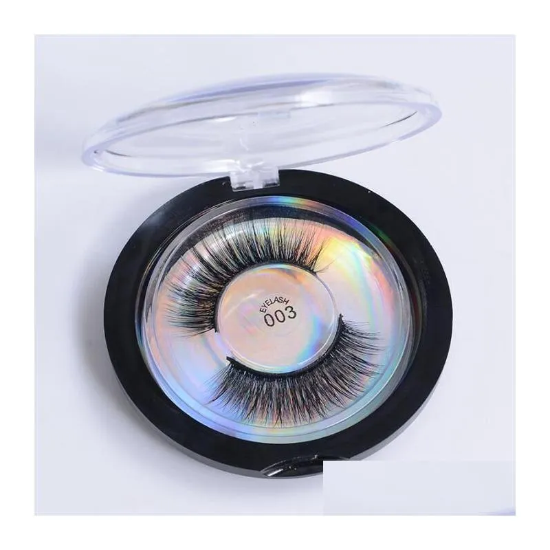 28 styles mink lashes 3d silk protein mink false eyelashes long lasting lash natural makeup laser round box packaging