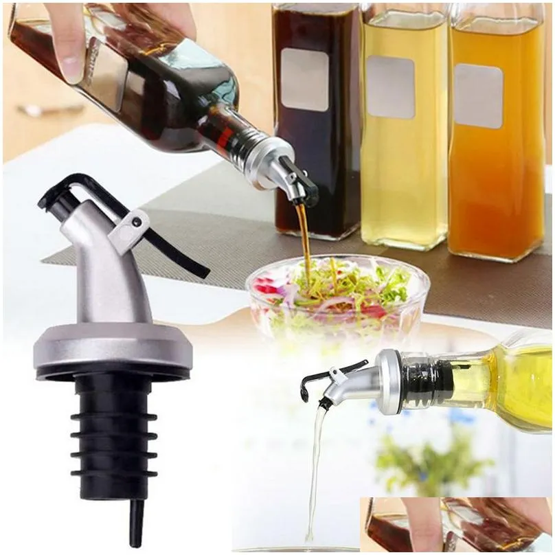 oil bottle sprayer sauce boats drip wine pourers liquor dispenser leak-proof nozzle for kitchen convenience kitchen supplies