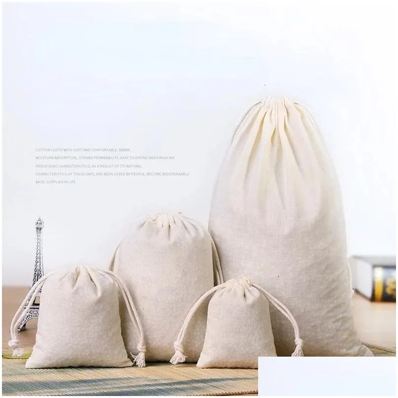 drawstring burlap bags wedding favors party christmas gift jewelry sack pouches packing