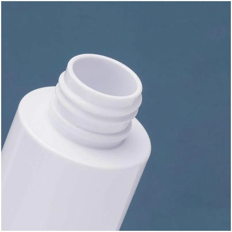 100ml 150ml 200ml white plastic spray bottle for perfume sprayer cylinder bottle cosmetic packaging
