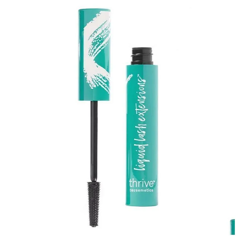 thrive causemetics mascara 10.7g liquid lash extensions mascara length thick waterproof eye makeup mascaras black 0.38oz fast ship