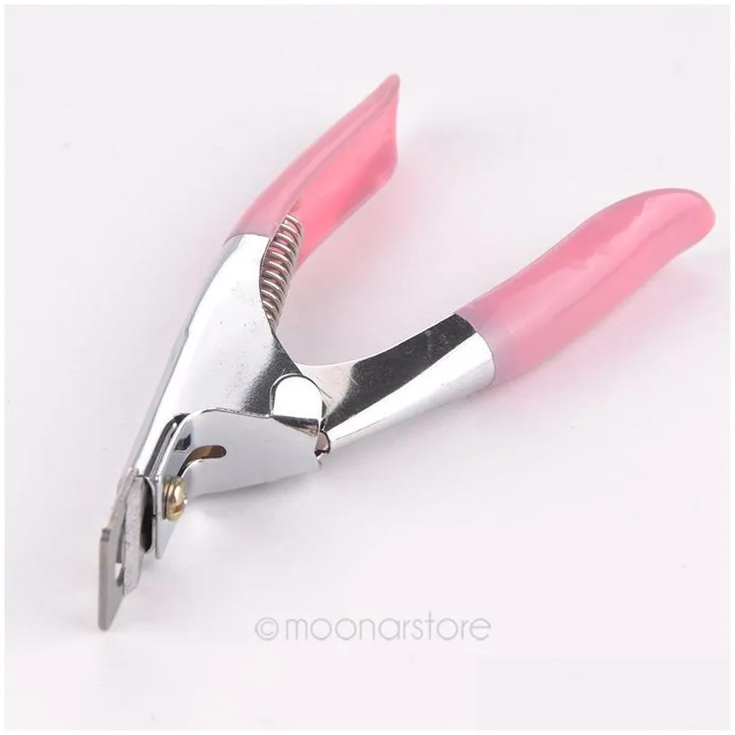 wholesale- manicure nail cutter stainless steel nail clipper acrylic gel false nail tip cutter clipper nail scissors