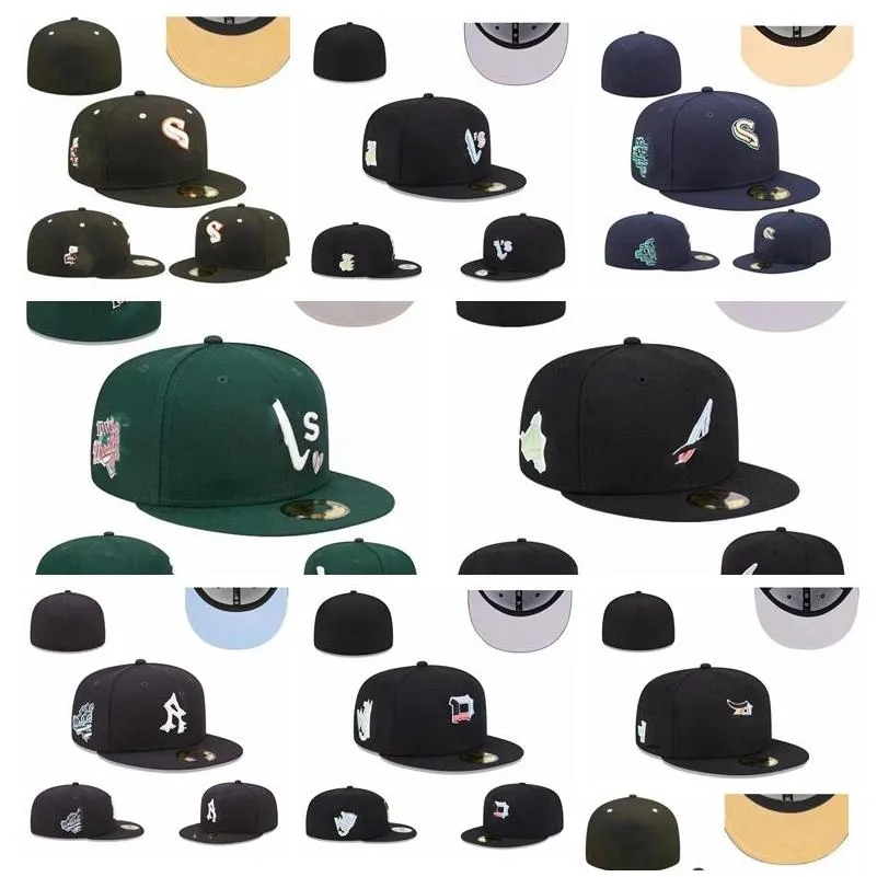 2023 fitted caps hat fashion mexico gloves ball caps letter hip hop size hats baseball caps adult flat peak for unisex style full