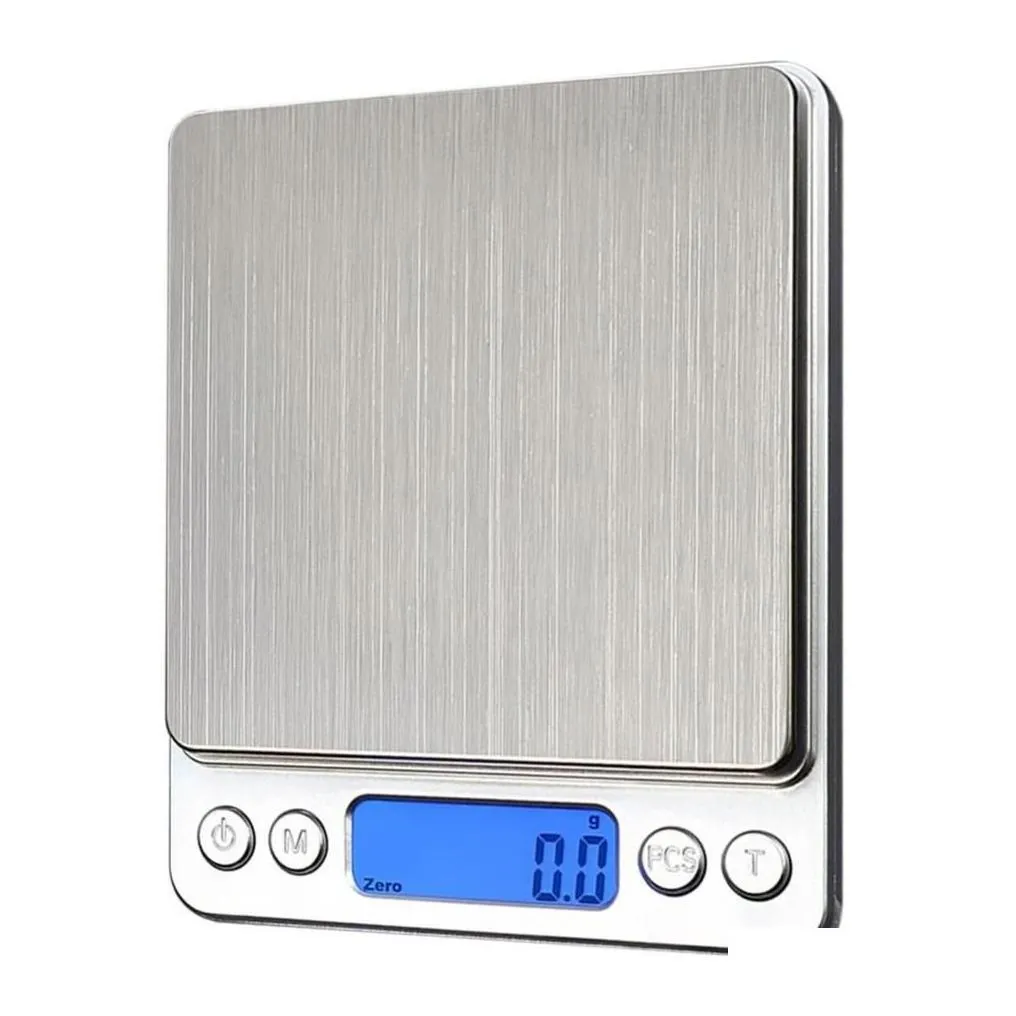 measuring tools 1000/0.1g kitchen electronic scale digital portable food scales high precision lcd flour weight drop delivery home g