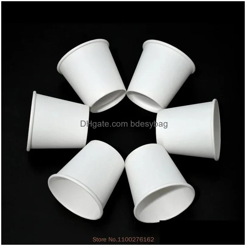 white paper cups with lid disposable coffee cup milk tea cup household office drinking accessories party supplies