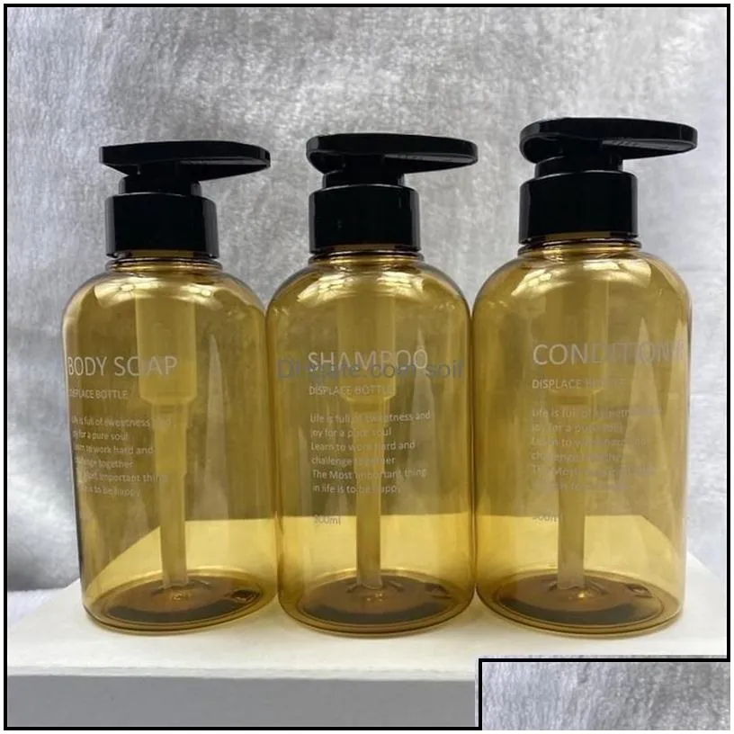 wholesale packing bottles soap dispenser bottle set bathroom shampoo body largecapacity lotion press empty 5650 q2 drop delivery 2022 office s