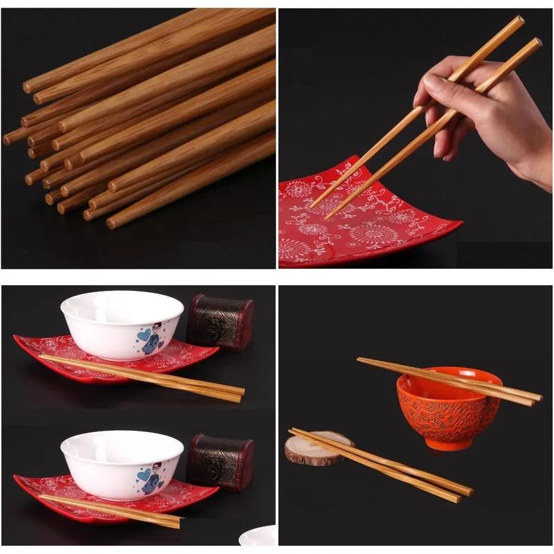 Dining Chopsticks Bamboo Chopsticks 24cm Kitchen Bar Tableware Eco Friendly bbyqvSZ soif