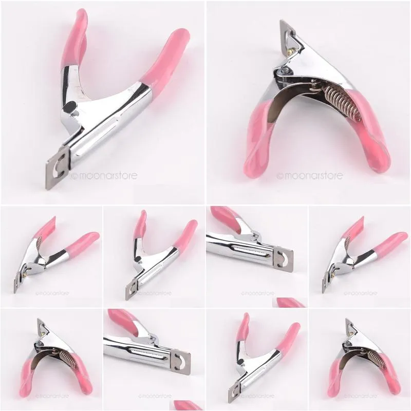 wholesale- manicure nail cutter stainless steel nail clipper acrylic gel false nail tip cutter clipper nail scissors