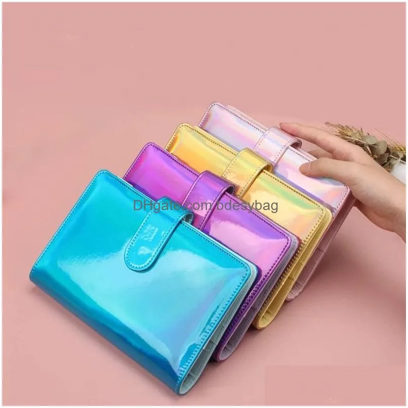 a6 pu leather notebook binder refillable notebooks file folder loose leaf personal planner with magnetic buckle closure
