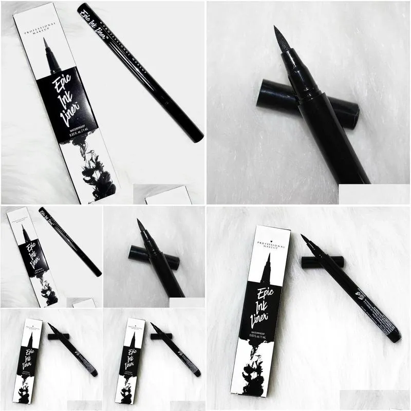 liquid eyeliner pen ink liner waterproof long-lasting easy to wear natural finely headed pro makeup eyeliners